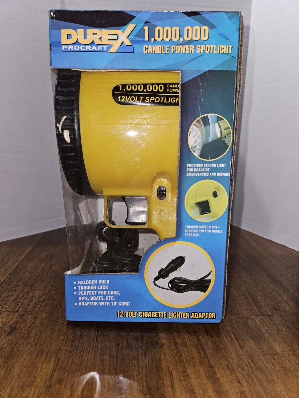 Durex Procraft 1,000,000 Candle Power Spotlight NOS